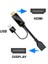 Hdmı To Display 4K Kablo + Usb2.0 Güç Kaynağı Kablosu Hd To Dp 4