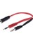 Kulaklıklı Mikrofon Ayrıştırıcı 3.5mm Splitter Y Kablo 1