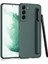 Samsung Galaxy S22 Uyumlu Kılıf Kamera Korumalı Kalemli Ays Arka Kapak Koyu Yeşil 1