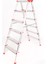 Alüminyum Çift Çıkışlı 6 Basamaklı Merdiven (137Cm) (Accm.04) 1