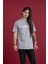 Oversize Baskılı Sıfır Yaka Erkek Penye T-Shirt 2