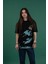 Oversize Baskılı Sıfır Yaka Erkek Penye T-Shirt 3