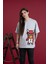 Oversize Desenli Sıfır Yaka Penye Erkek T-Shirt 2