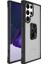 Galaxy S22 Ultra Kılıf Yüzüklü V-Bax Kapak 2
