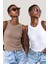 Kadın Halter Yaka Fitilli 2'li Paket Crop Bluz 1