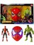 Yenilmezler Işıklı Spiderman Maske Işıklı Hulk ve Örümcek Adam Karakter Figür Seti 1