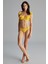 Safran Çizgili Kate Side Bikini Altı 4