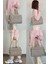 Kadın Çapraz Askılı Omuz Çantası Çok Cepli Ayarlanabilir 33X23CM + Anahtarlık Hediyeli 5