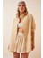 Kadın Bisküvi Oversize Uzun Basic Gömlek HZL22W-BD139001 1