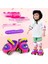 Unisex Çocuk Yeni Başlayan Paten Seti - Pembe (Yurt Dışından) 4