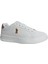 Beyaz Altın Sneakers Bağcıklı Spor Ayakkabı 1