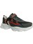 Gri Turuncu Cırtlı Sneakers Spor Ayakkabı 1