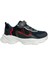 Lacivert Kırmızı Cırtlı Sneakers Spor Ayakkabı 2