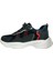 Lacivert Kırmızı Cırtlı Sneakers Spor Ayakkabı 3