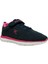 Lacivert Pembe Cırtlı Sneakers Spor Ayakkabı 1