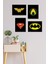 Marvel Icon 4 Parça Çerçeve Görünümlü Set Tablo 1