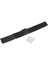 Mesh Paslanmaz Çelik Bilezik Bilek Watch Band Kayışı Güvenlik Toka Siyah 20MM (Yurt Dışından) 1