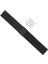 Mesh Paslanmaz Çelik Bilezik Bilek Watch Band Kayışı Güvenlik Toka Siyah 20MM (Yurt Dışından) 5