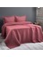 Larina Yatak Örtüsü Seti-3 Prç.-Bordo 1