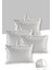 4 Adet - Gri Çizgili Yastık Saklama Çantası 67 x 45 cm 1