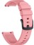 Samsung Galaxy Watch 4 40 mm R860 Için Silikon Kordon Pembe 1
