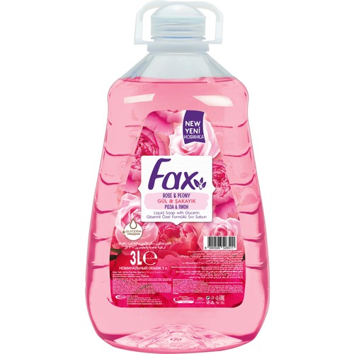 Fax Sıvı Sabun Gul&sakayık 3l