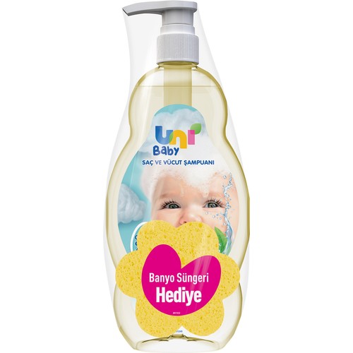 Uni Baby Şampuan 700 ml + Banyo Sünger Hediyeli