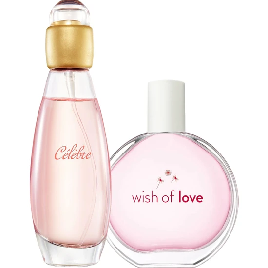 Avon Wish Of Love ve Celebre Kadın Parfüm PAKETI100 ml