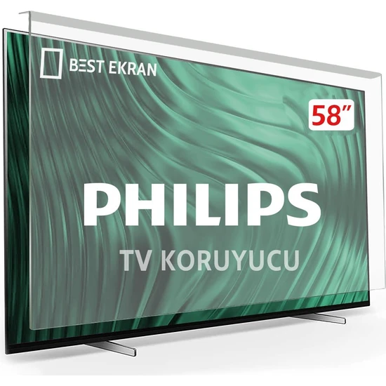 Best Ekran Philips 58PUS8507 Tv Ekran Koruyucu - Philips 58 Inç 146 cm Ekran Koruma paneli