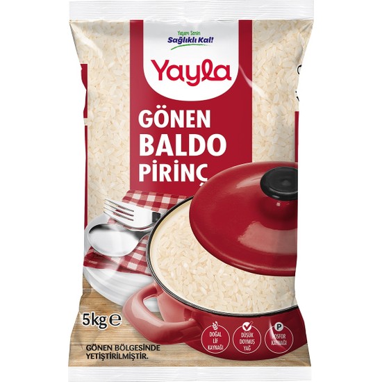 Yayla Baldo Pirinç Gönen Bölgesi Mahsulü 5 kg