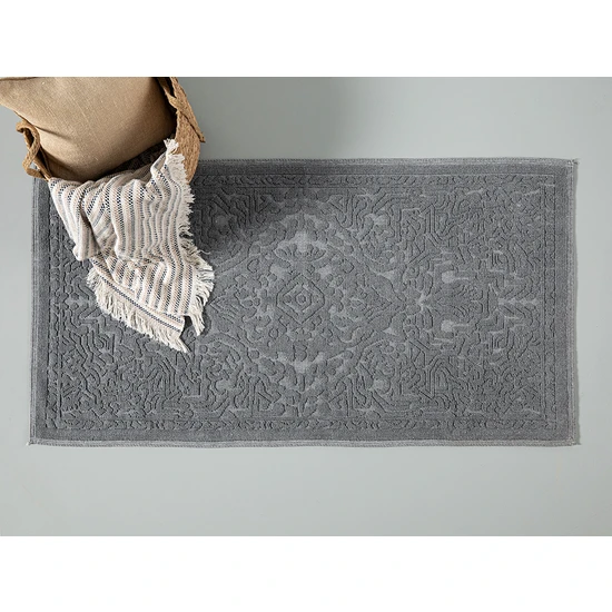 English Home Seana Pamuklu Kilim 80 x 150 cm Gri
