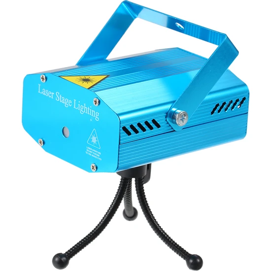 Kkmoon Mini LED Lazer Projektör Sahne Aydınlatması - Mavi (Yurt Dışından)