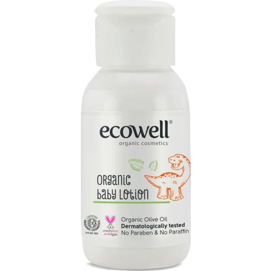 Ecowell Organik Bebe Losyonu - Seyahat Boyu 50 ml