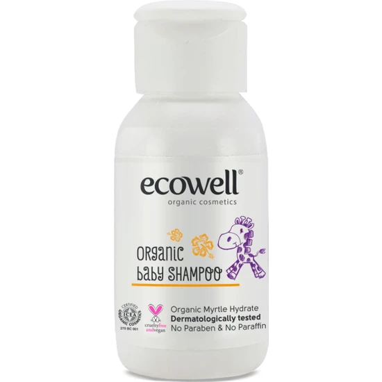 Ecowell Organik Bebe Şampuanı - Seyahat Boyu 50 ml