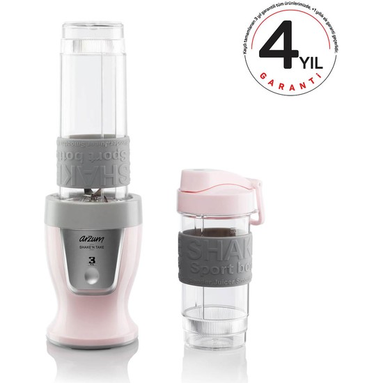 Arzum AR1032 Shake’N Take Kişisel Blender Pembe Fiyatı