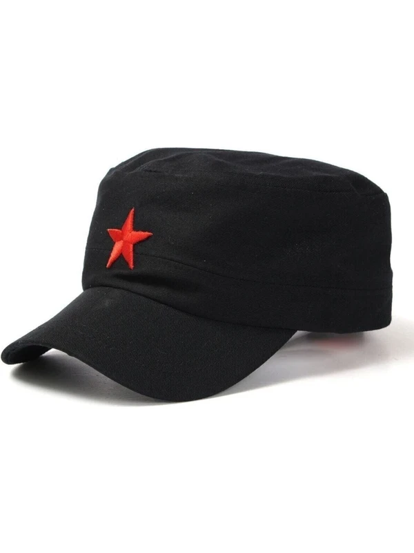 Mood Agenda Yıldızlı Fidel Castro Che Guevara Şapkası Siyah Renk
