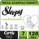 Sleepy Natural Bebek Bezi XX- Large 7 No 64 lü x 2 Adet