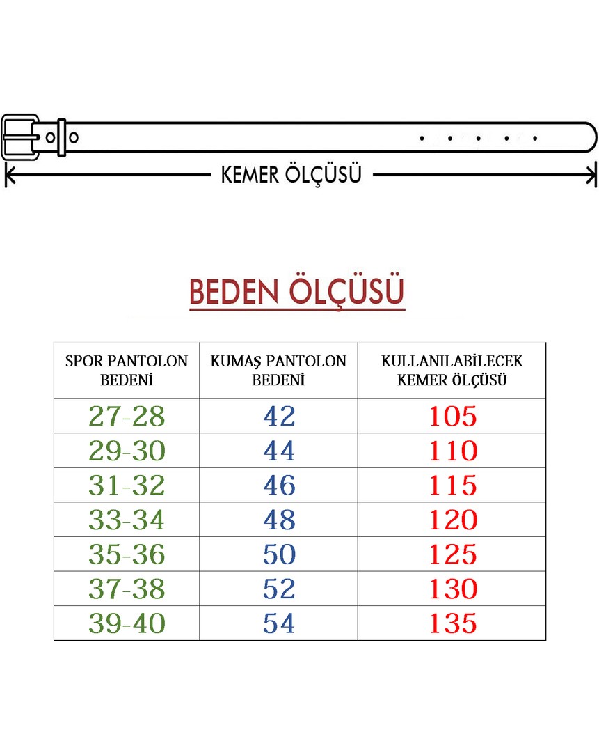 Deribond Spor Erkek Kemer görsel 6