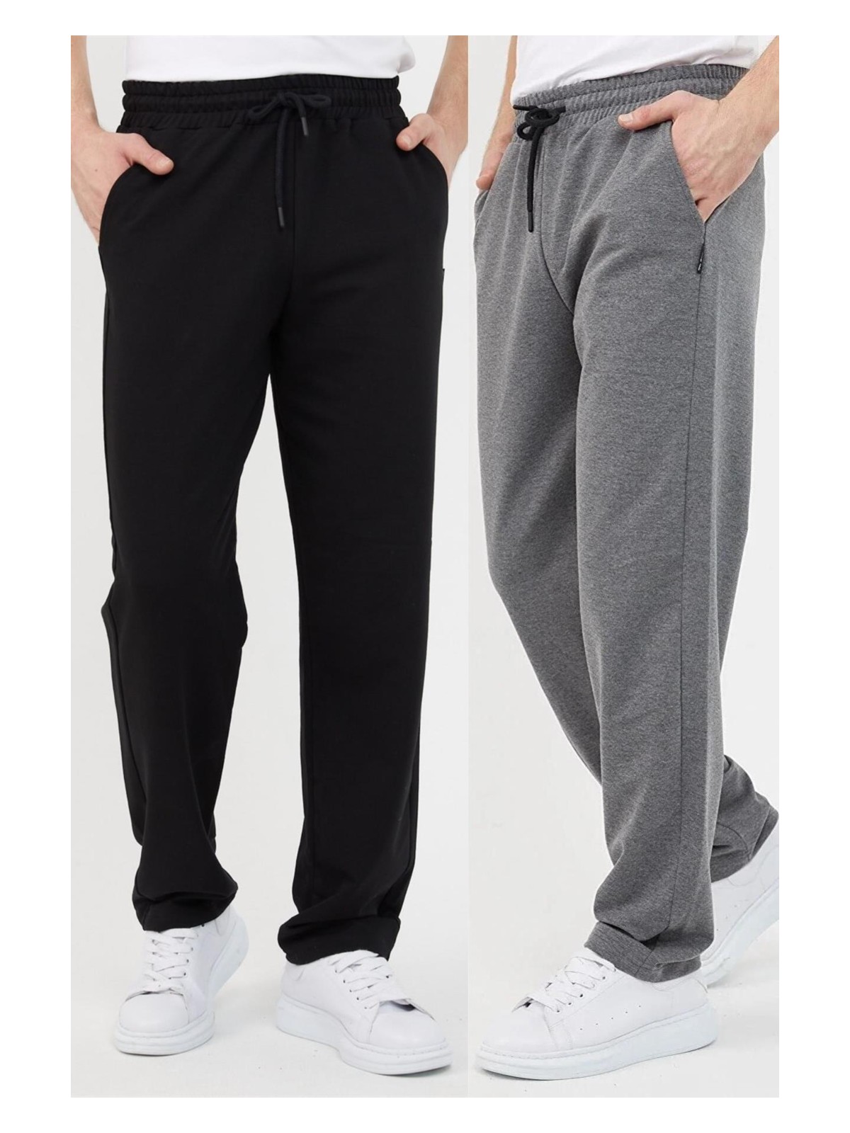 Mmetalic Lacivert Erkek Düz Paça Rahat Kesim Eşofman Altı - Görsel 8