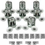 Venita Metal Gövdeli Duşakabin Cam Kabin Tekerleği Takım 24 mm Paslanmaz Malzeme ile Şık Tasarım