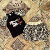 Baby Kids Style Kız Çocuk Leopar Desen Elbise