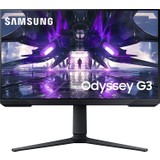Samsung Odyssey G3 24” 1Ms 144 Hz Freesync Çerçevesiz VA Panel (DP + HDMI) PİVOT Full HD Gaming Monitör LS24AG300NUXUF