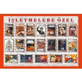 Hope Işletmelere Özel Ahşap Poster 19'lu Set