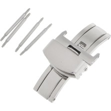 Alltarse Paslanmaz Çelik Kelebek Toka Izle Toka Itme Kemer Kayışı Toka 16 mm 16MM (Yurt Dışından)