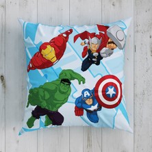 Lisanslı Disney Avengers Pamuk Lisanslı Kırlent