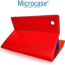 Microcase iPad Mini 6.nesil 8.3 Inch 2021 Sleeve Serisi Mıknatıs Kapaklı Standlı Kılıf - ACK101 Kırmızı