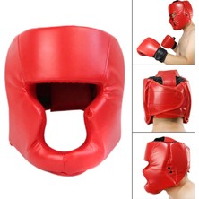 Head Guard Boks Makya Kafa Koruyucu Mma Kafa Yüzü 58 Ila 66CM Kırmızı 58 Ila 66CM Kırmızı