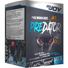 Bigjoy Sports Predator Preworkout Beta-Alanine L- Citrulline Tekli Mix Aroma Sachet