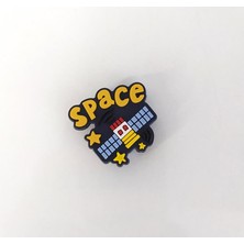 Hd Marketim 1 Adet Silikon Space Tekli Terlik Süsü Aksesuar