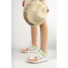 Çocuk Petrol Bilekli Sneakers